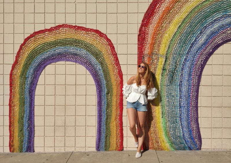 Rainbow Wall Los Angeles