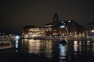 Stockholm by night
